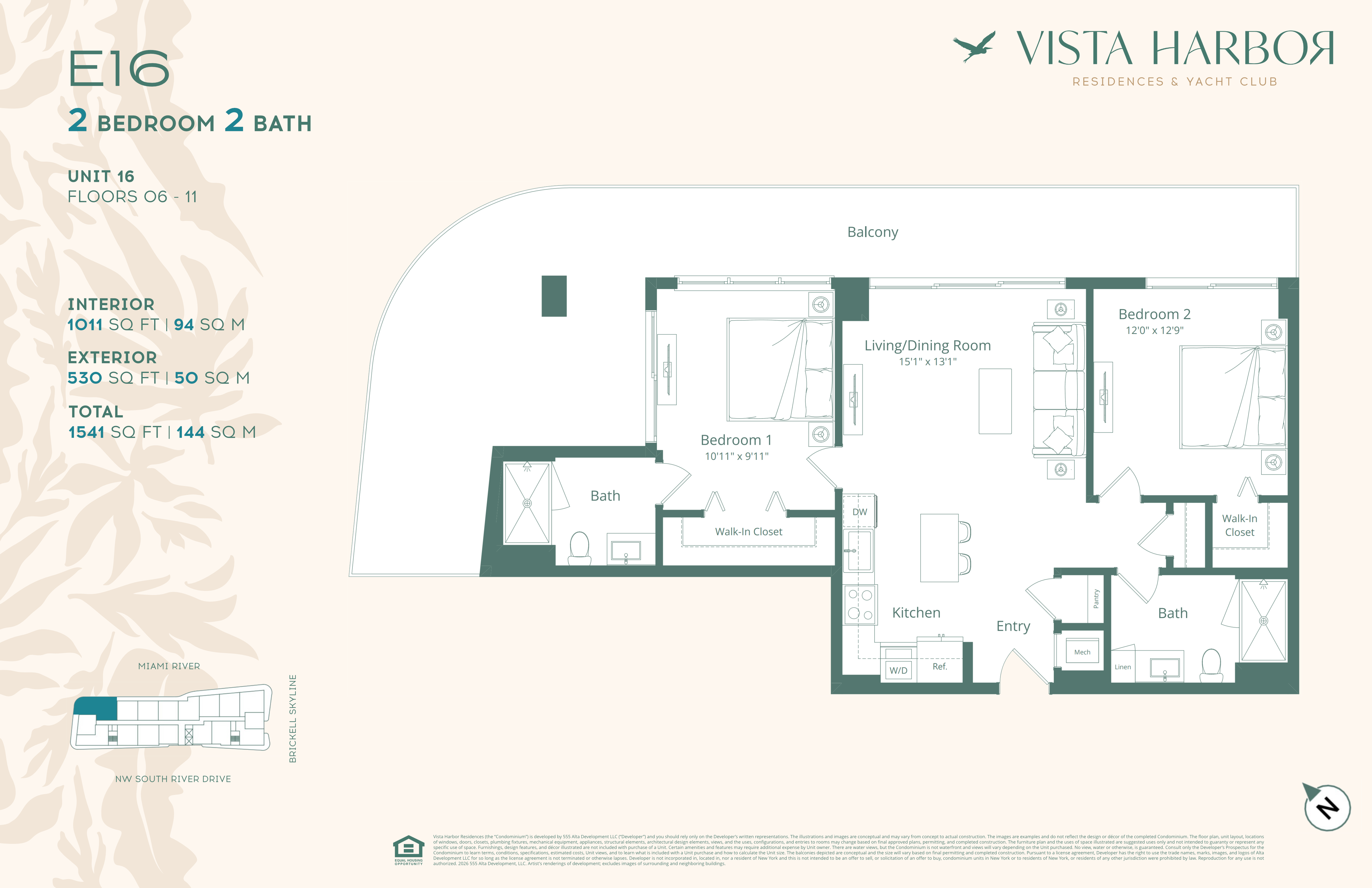 2BR Floor Plan